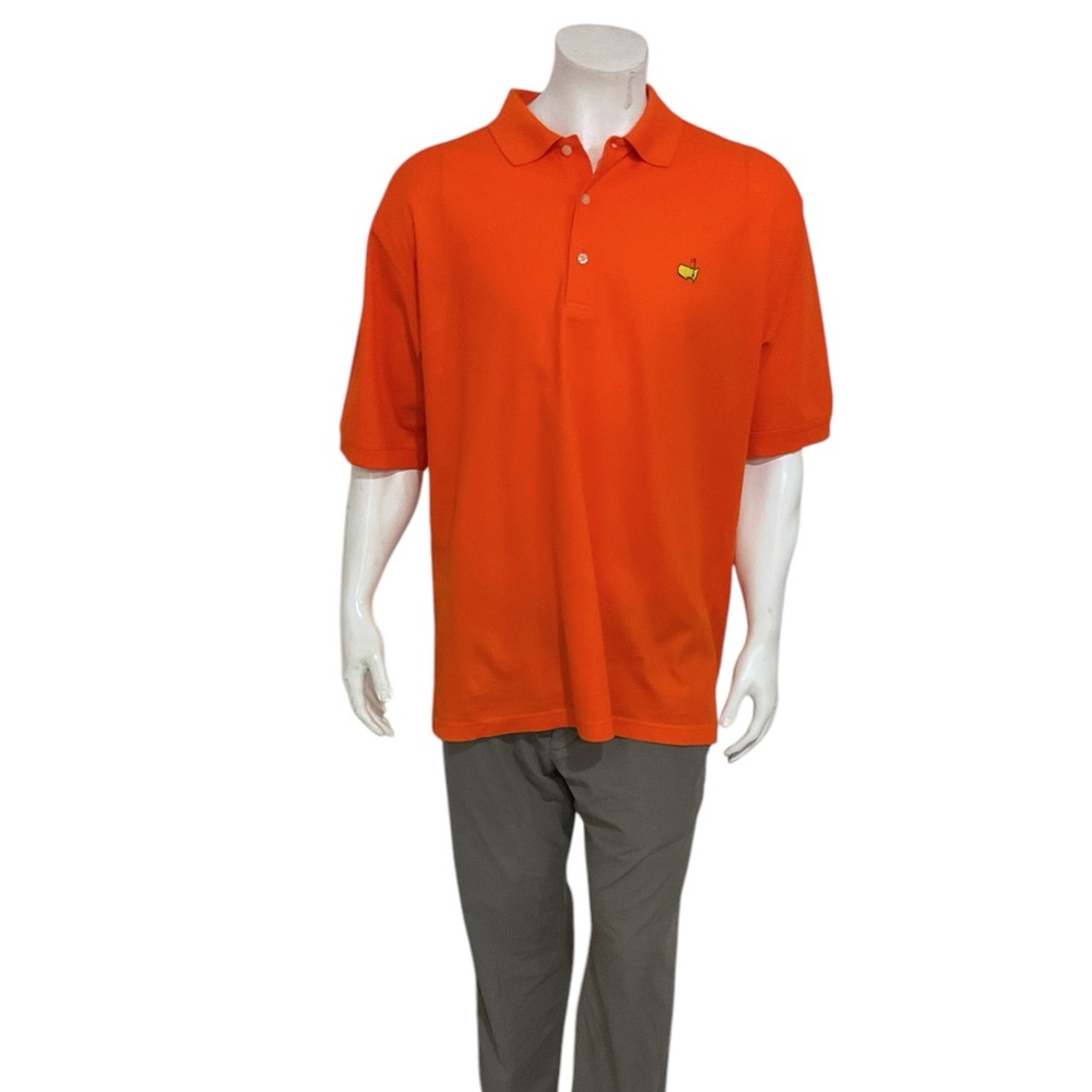 Masters Men’s Orange Golf Polo Shirt